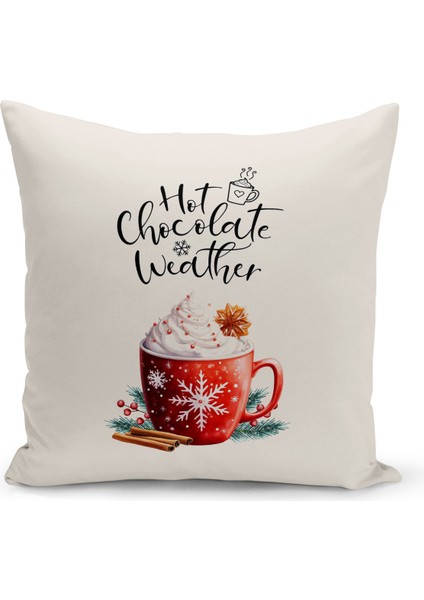 Yılbaşı Serisi Çift Tarafı Dijital Baskılı Kırlent Kılıfı (Christmas Noel Cushion Cover)