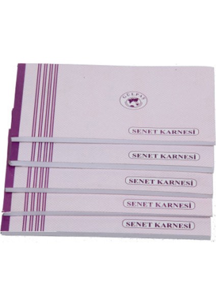 Senet Karnesi Karton Kapaklı 50 Yaprak