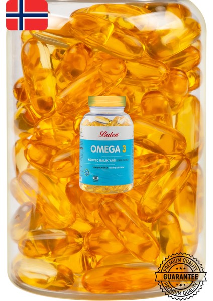 Omega 3 Norveç Balık Yağı () 1380 Mg 100 Kapsül 2'li Set