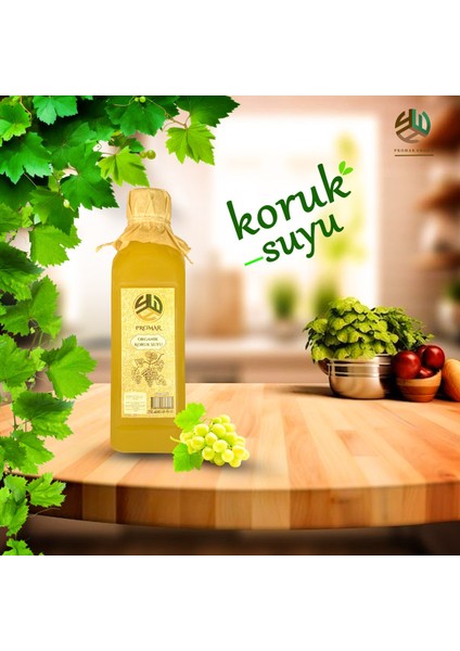 Ekşi Koruk Suyu 500 ml ×2 Adet