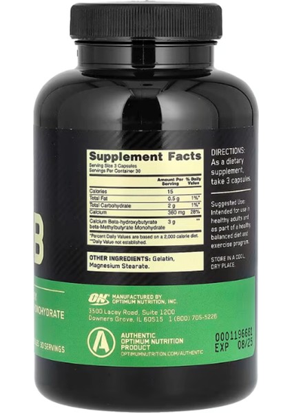 Optimum Suplament Hmb 3000MG 90 Capsul usa Menşei 3557 indirimleri