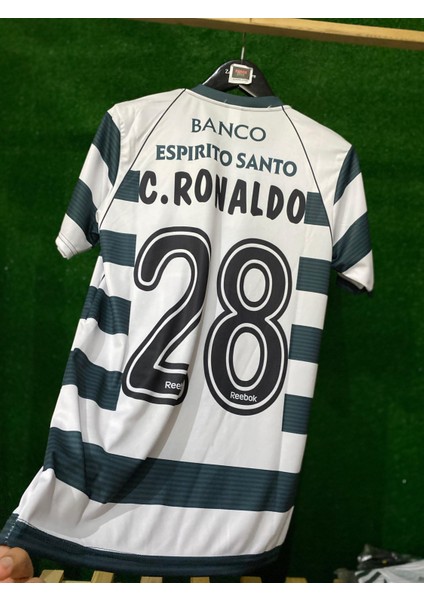 C.ronaldo 28 Sporting Lisbon Forması 2002-03 indirimleri