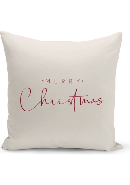 Yılbaşı Serisi Çift Tarafı Dijital Baskılı Kırlent Kılıfı (Christmas Noel Cushion Cover)