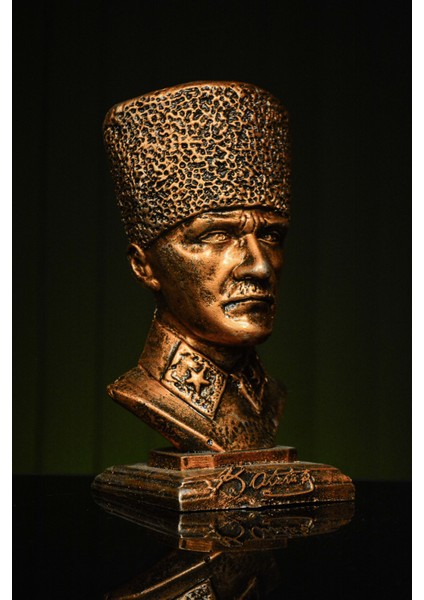 Özel Tasarım Mustafa Kemal Atatürk Büstü Heykel Biblo
