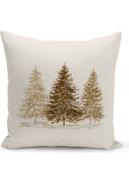 Bertille Home Yılbaşı Serisi Çift Tarafı Dijital Baskılı Kırlent Kılıfı (Christmas Noel Cushion Cover)