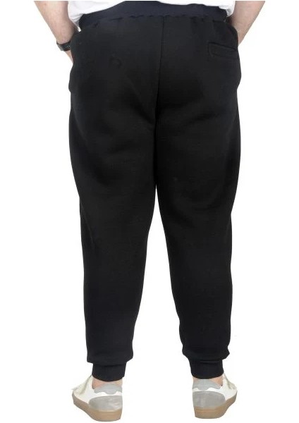 Büyük Beden Erkek Esofman Altı Dar Paça 3ip 20583 Siyah modelleri