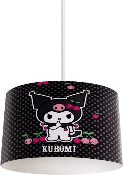 Tekno Trust Kuromi Siyah Desenli Bebek ve Çocuk Odası Avize