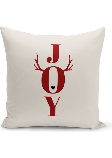 Yılbaşı Serisi Çift Tarafı Dijital Baskılı Kırlent Kılıfı (Christmas Noel Cushion Cover)