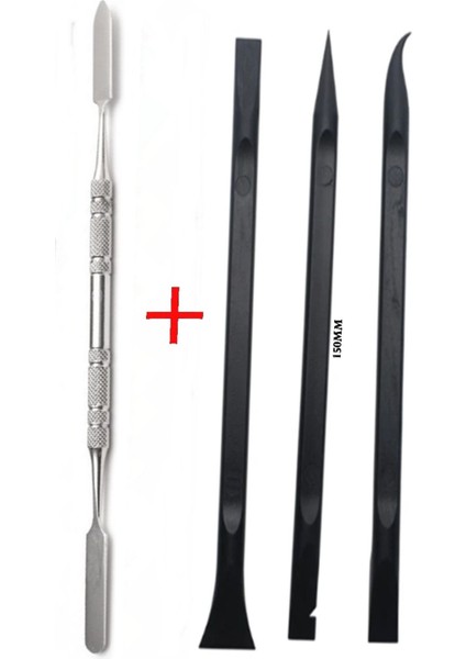 Bilgisayar Telefon Tamir Batarya Ekran Vs Açma Metal ve Plastik 4 Lü Pena Seti