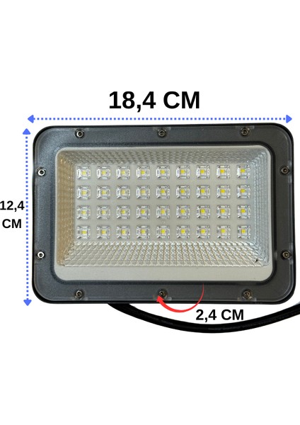 CT-4658 50W 6500K (Beyaz Işık) LED Projektör fiyatları
