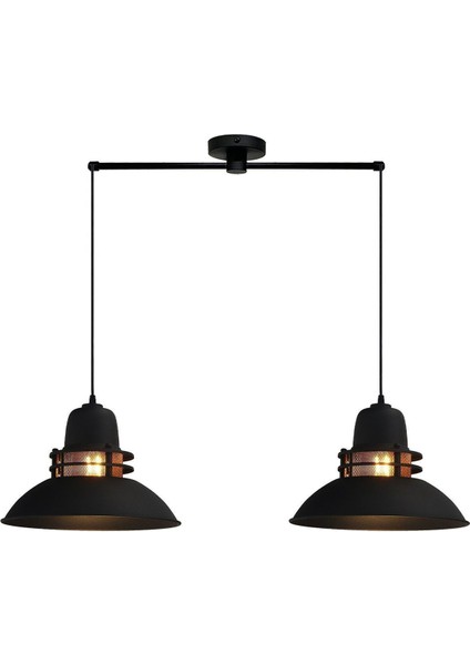 Tekno Trust Ikili Fener Siyah Avize Sarkıt Mutfak Çocuk Odası Salon Masaüstü Lamba Aydınlatma Modelleri modelleri