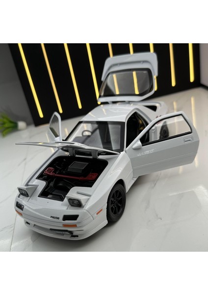 1:24 Açılır Far Fonksiyonlu Mazda Rx7 Model Araba (Yurt Dışından)