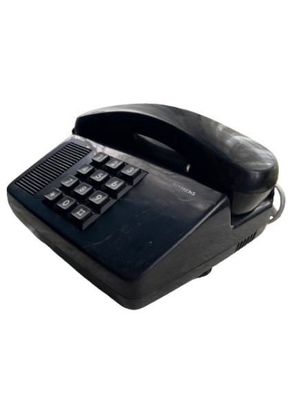 Antika Vintage Siyah Masaüstü Tuşlu Masa Üstütelefon