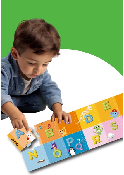 Abc Town İlk Kelimelerim Yaz Sil Eğitici Kitap Puzzle Oyun Seti Alphabet Street fırsatları
