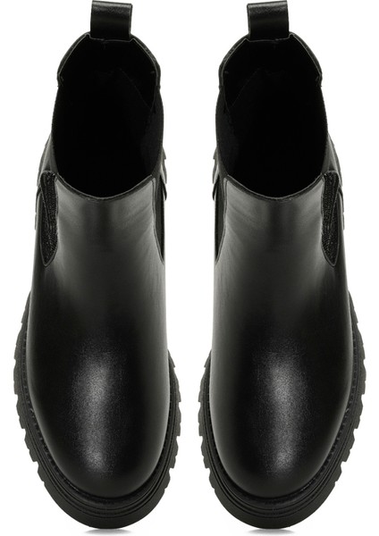 24K-671 4pr Siyah Kadın Chelsea Bot fırsatları