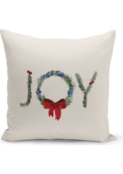 Bertille Home Yılbaşı Serisi Çift Tarafı Dijital Baskılı Kırlent Kılıfı (Christmas Noel Cushion Cover)