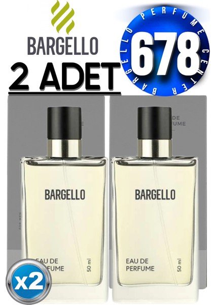 678x2(2adet) Erkek Parfüm Woody 50 ml EDP