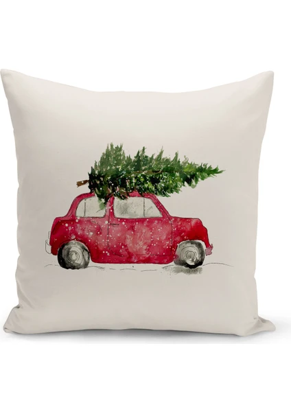 Bertille Home Yılbaşı Serisi Çift Tarafı Dijital Baskılı Kırlent Kılıfı (Christmas Noel Cushion Cover)