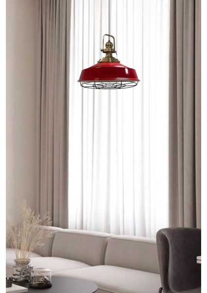 Kırmızı Metal Modern Sarkıt Avize, Salon ve Mutfak İçin Şık Aydınlatma fiyatları