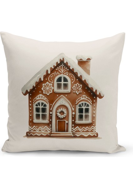 Yılbaşı Serisi Çift Tarafı Dijital Baskılı Kırlent Kılıfı (Christmas Noel Cushion Cover)