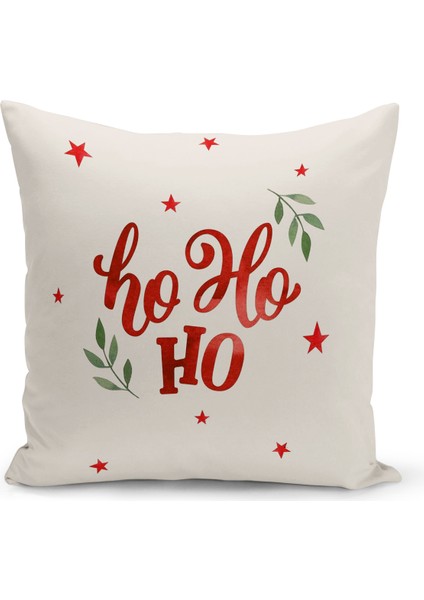 Yılbaşı Serisi Çift Tarafı Dijital Baskılı Kırlent Kılıfı (Christmas Noel Cushion Cover)