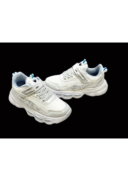 Ortopedik Kalın Taban Yeni Model Kız Çocuk Sneakers Spor Ayakkabı