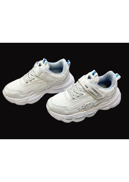 Ortopedik Kalın Taban Yeni Model Kız Çocuk Sneakers Spor Ayakkabı