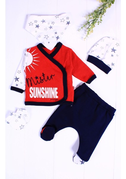 Sun Shine Desenli 5'li Erkek Hastane Çıkışı