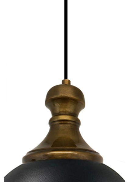 Modern siyah sarkıt avize, metal malzeme, şık ve zarif tasarım, 1 başlık fiyatları