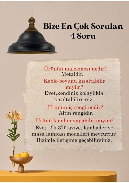 Modern siyah sarkıt avize, metal malzeme, şık ve zarif tasarım, 1 başlık modelleri