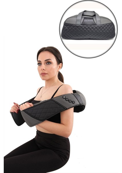 Boyun, bel ve sırt masaj aleti ile rahatlık ve konfor sağlar