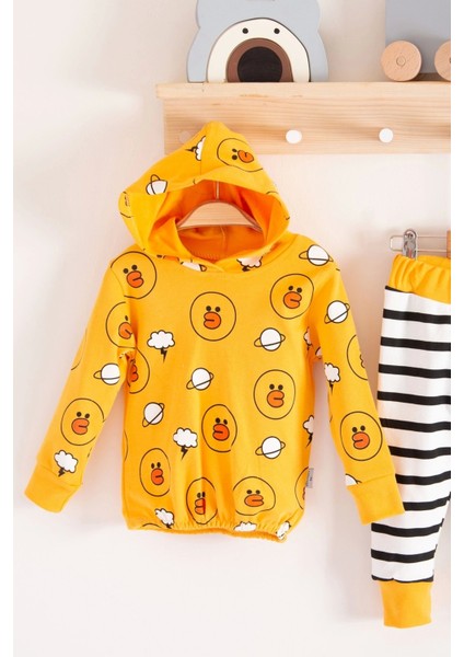 Civciv Desenli 2'li Pamuk Erkek Bebek Takımı fiyatları