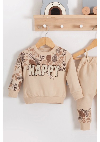 Happy Yaprak Desenli 2'li Erkek Bebek Takım fiyatları