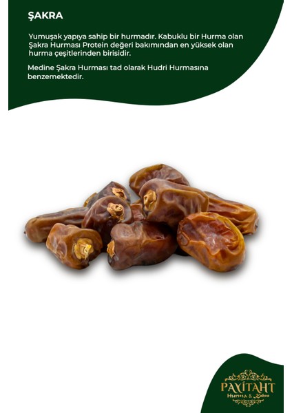 Medine Meşruk (Mebrum) 500 gr ve Medine Şakra Hurma 500 gr