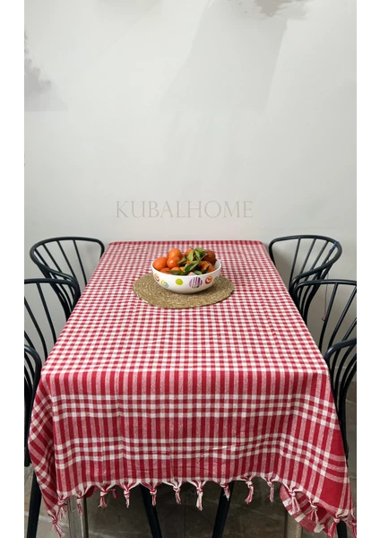 Kubal Home Masa Örtüsü Piknik Örtüsü Sofra Bezi Yer Bezi 175 x 175 cm