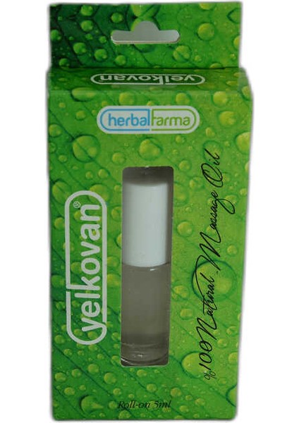 Yelkovan Menthol Masaj Yağı Roll On Yüzde 100 Natural Nane Yağı 5 ml