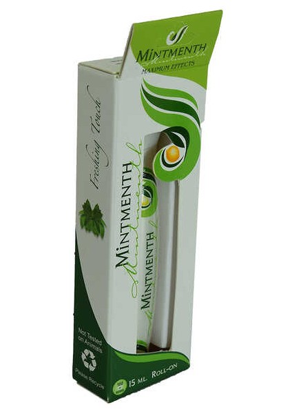 Menthol Masaj Yağı Roll On Mentol Nane Okaliptus Bitkisel Yağlar Karışımlı 15 ml