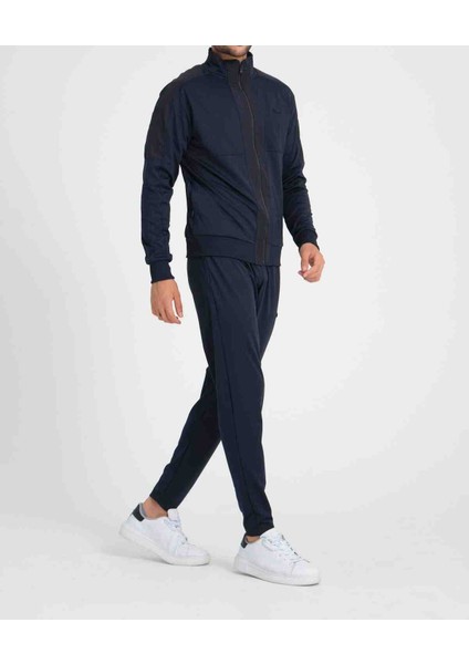 Basıc Lacivert Slim Fit DAR KALIP Erkek Eşofman Takımı