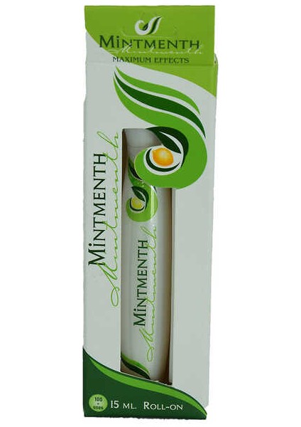 Menthol Masaj Yağı Roll On Mentol Nane Okaliptus Bitkisel Yağlar Karışımlı 15 ml