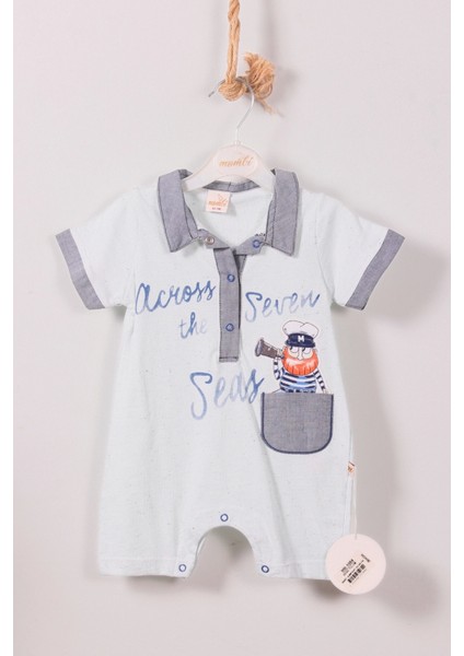 Korsan Desenli Erkek Bebek Tulum