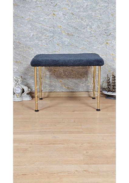 3tel Gold Metal Beench Puf Tedyy Puf Bench Antreönü indirimleri