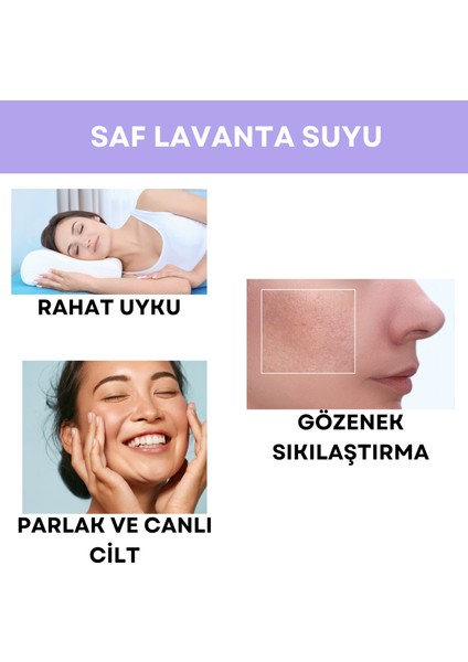 Sera Natura Tıbbi Lavanta Hidrosolü 100 Ml. %100 Saf