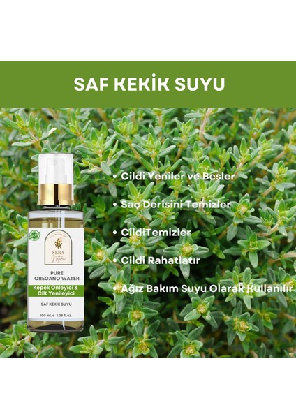 Sera Natura Kekik Hidrosolü 100 Ml. %100 Saf