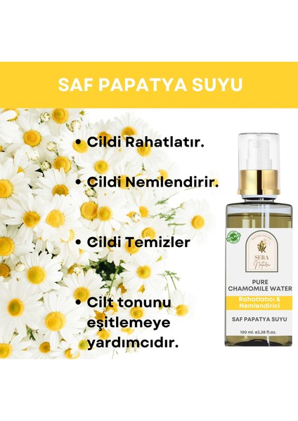 Sera Natura Mavi Papatya Hidrosolü 100 Ml. %100 Saf