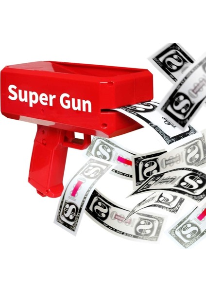 Super Money Gun - Para Dolar Saçma Para Atma Tabancası