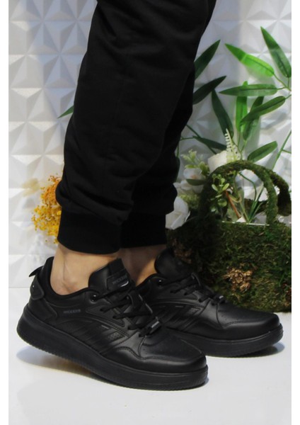 Wks 2693 Siyah Rahat Hafif Sneaker Erkek Spor Ayakkabı