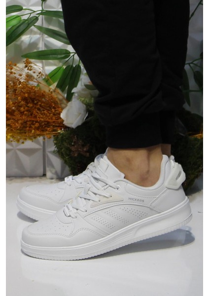 Wks 2693 Beyaz Rahat Hafif Sneaker Erkek Spor Ayakkabı modelleri