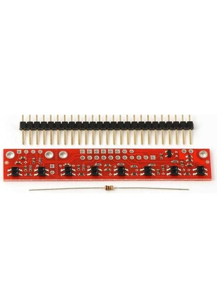 QTR-8RC Kızılötesi Çizgi Takip Sensörü - Yansıtıcı Optik Sensör Modülü