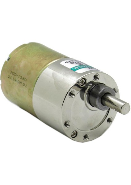 12V 100RPM 37mm Redüktörlü DC Motor (12 kg.cm)