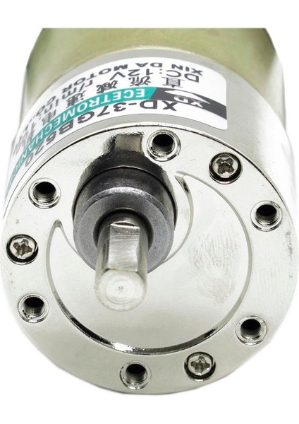 12V 100RPM 37mm Redüktörlü DC Motor (12 kg.cm)